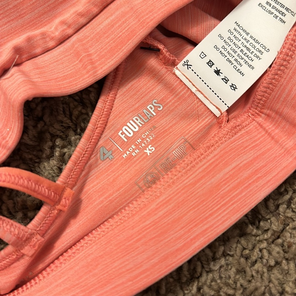 NWT Women's Coral Sports Bra - Picture 5 of 7